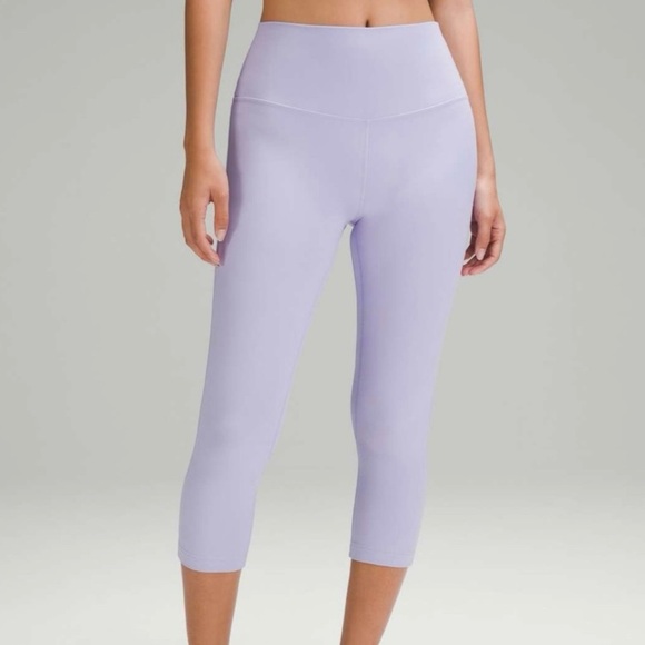 Lululemon Align High-Rise Crop 21” – Lilac Smoke – Size 2 - Picture 3 of 7